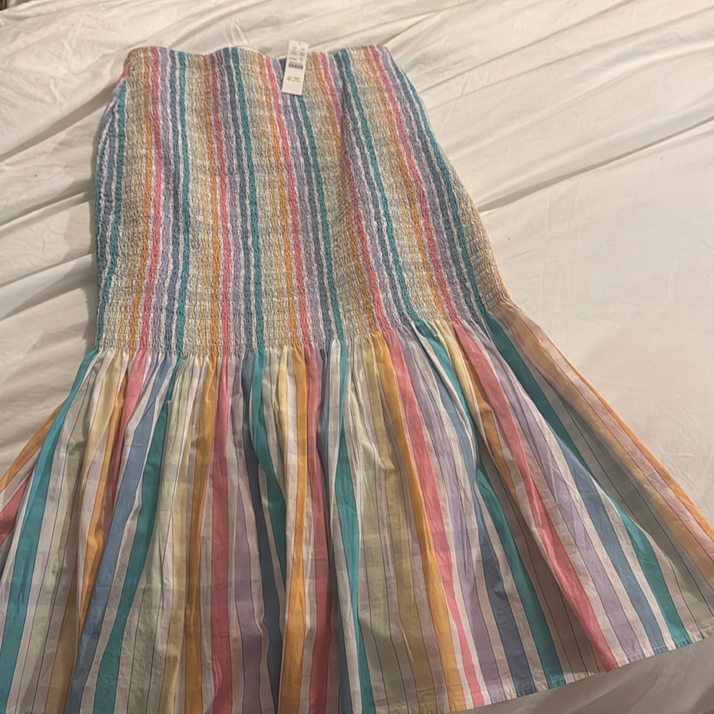 NWT J.Crew stripped skirt size 10